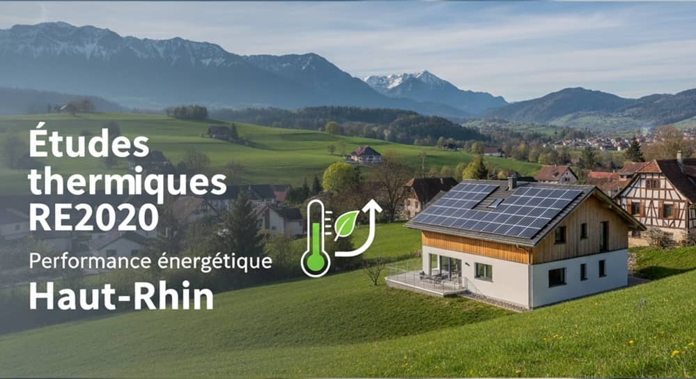Études thermiques RE2020 et performance énergétique dans le Haut-Rhin